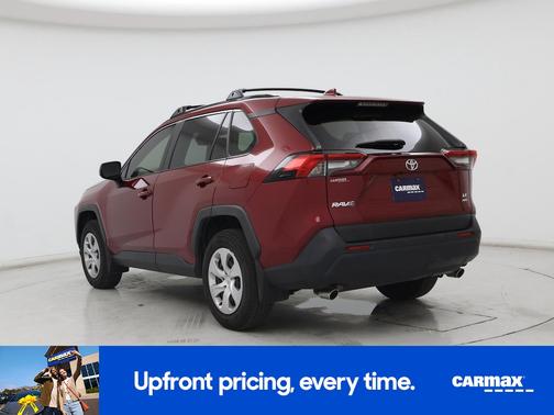 Red 2019 Toyota RAV4 LE
