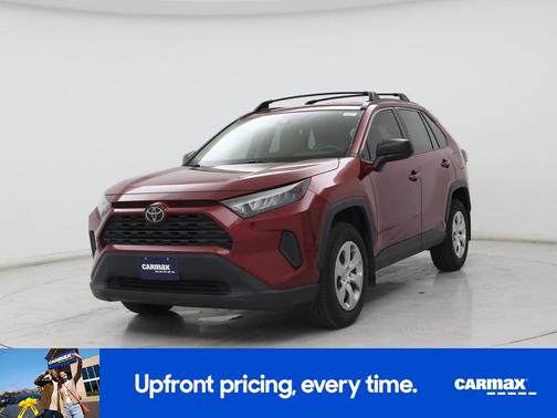 Red 2019 Toyota RAV4 LE