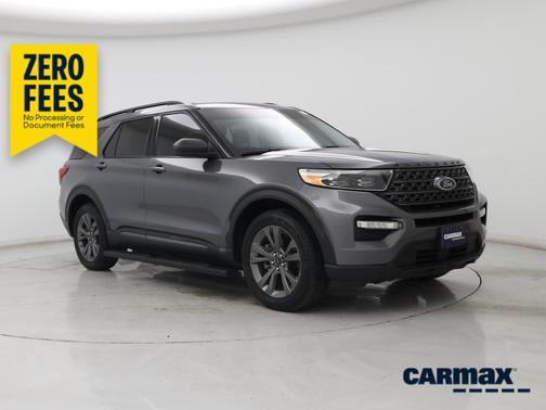 Gray 2021 Ford Explorer XLT