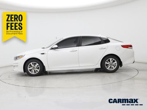 White 2016 Kia Optima LX