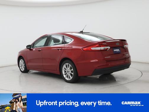 Red 2020 Ford Fusion Energi Titanium