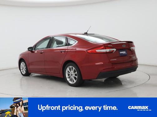 Red 2020 Ford Fusion Energi Titanium