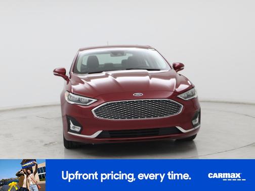 Red 2019 Ford Fusion Energi Titanium