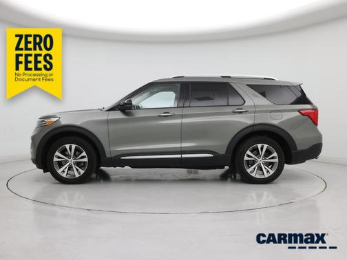 Green 2020 Ford Explorer Platinum