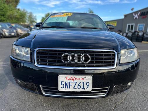 Black 2005 Audi A4 1.8T Cabriolet