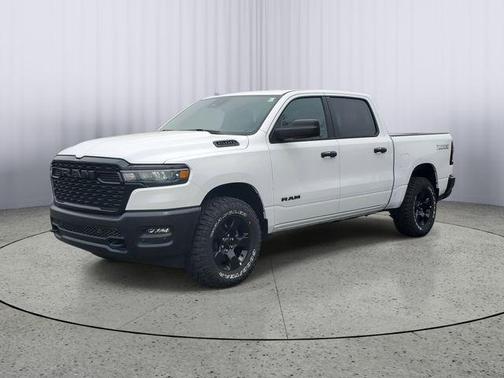 Bright White Clearcoat 2026 RAM 1500 Warlock Crew Cab 4x4 5'7' Box
