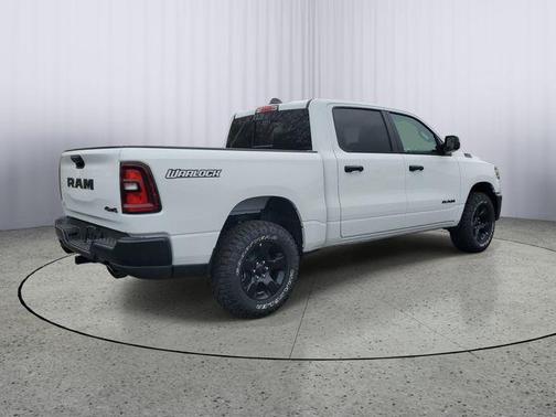 Bright White Clearcoat 2026 RAM 1500 Warlock Crew Cab 4x4 5'7' Box