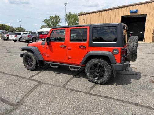 Sunset Orange Pearlcoat 2015 Jeep Wrangler Unlimited Sport