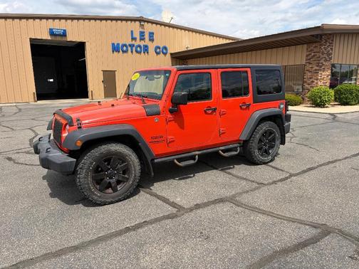 Sunset Orange Pearlcoat 2015 Jeep Wrangler Unlimited Sport