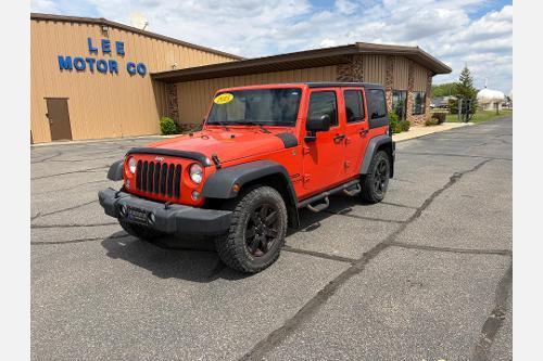 Sunset Orange Pearlcoat 2015 Jeep Wrangler Unlimited Sport