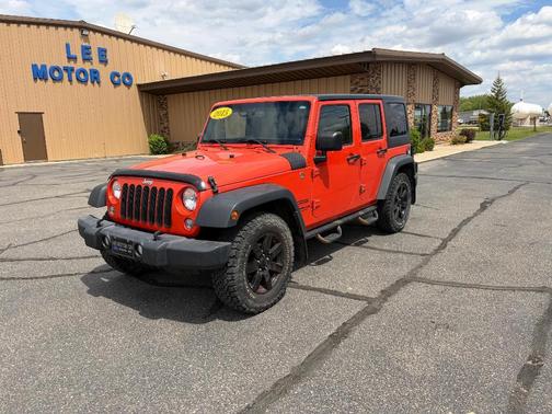 Sunset Orange Pearlcoat 2015 Jeep Wrangler Unlimited Sport