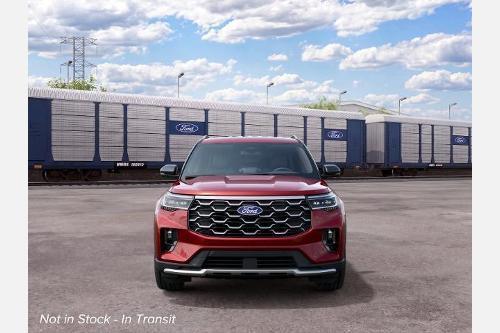 Ruby Red Metallic Tinted Clearcoat 2027 Ford Explorer Platinum