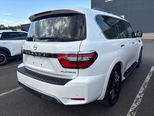 Aspen White Tricoat 2024 Nissan Armada Platinum 4WD