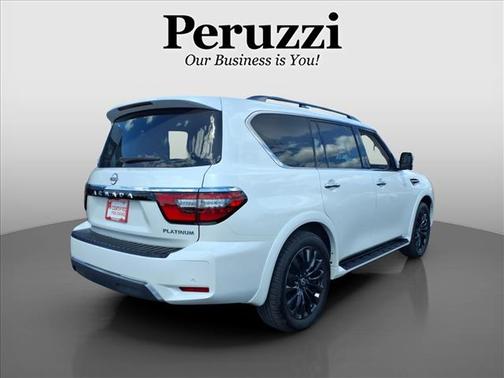 Aspen White Tricoat 2024 Nissan Armada Platinum 4WD