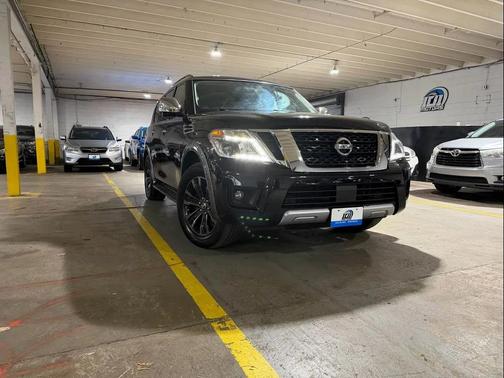 Black 2018 Nissan Armada Platinum