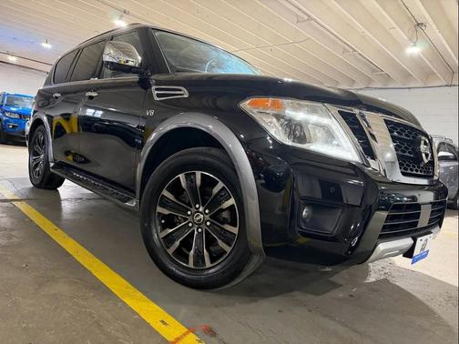Black 2018 Nissan Armada Platinum