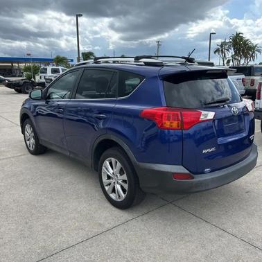 Blue 2015 Toyota RAV4 Limited