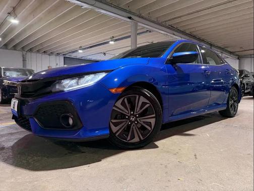 Blue 2017 Honda Civic EX