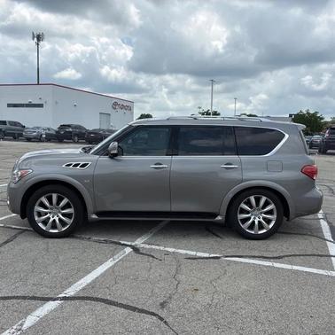 Gray 2014 INFINITI QX80 Base