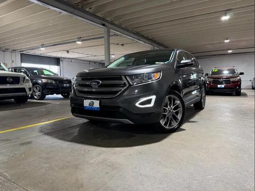 Gray 2015 Ford Edge Titanium