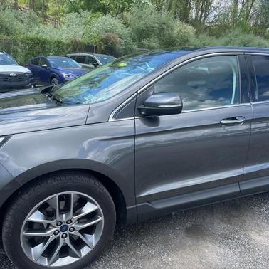 Gray 2015 Ford Edge Titanium