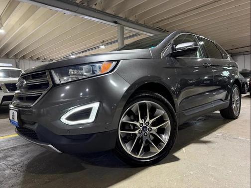 Gray 2015 Ford Edge Titanium