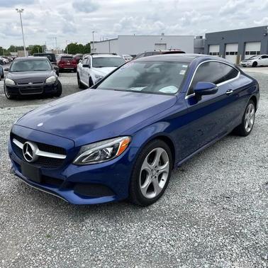 Blue 2017 Mercedes-Benz C-Class 4MATIC