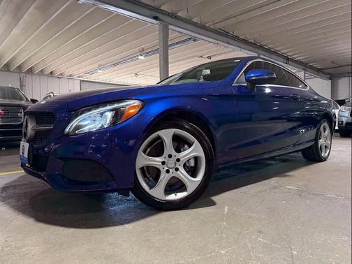 Blue 2017 Mercedes-Benz C-Class C 300 4MATIC