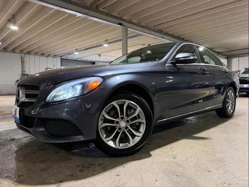Gray 2015 Mercedes-Benz C-Class 4MATIC