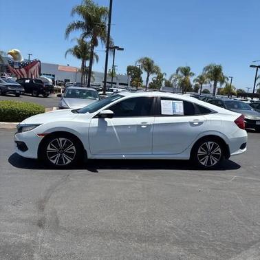 White 2017 Honda Civic EX-L