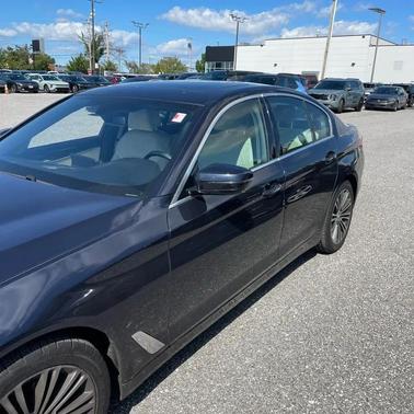 Blue 2018 BMW 540 xDrive