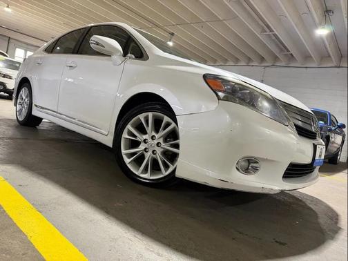 White 2010 Lexus HS 250h