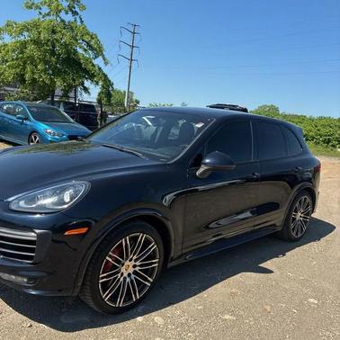 Blue 2016 Porsche Cayenne GTS
