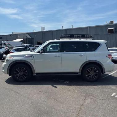 White 2018 Nissan Armada SL
