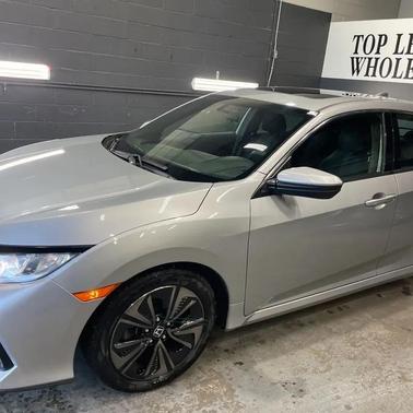 Silver 2018 Honda Civic EX