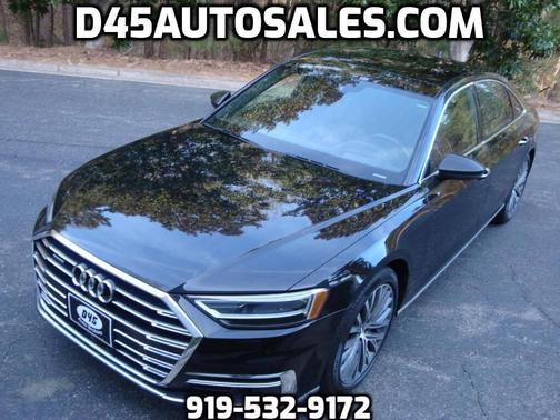 Mythos Black Metallic 2019 Audi A8 55
