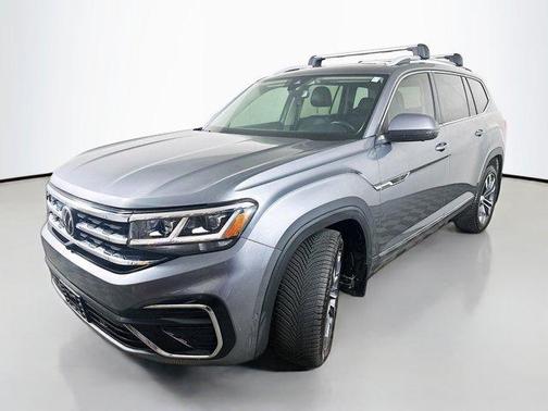 Platinum Gray Metallic 2021 Volkswagen Atlas 3.6 V6 SEL Premium R-Line