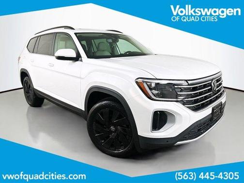 Opal White Pearl 2026 Volkswagen Atlas 2.0T SE W/TECHNOLOGY