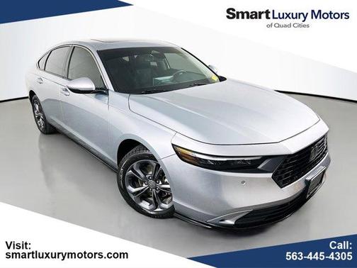 Solar Silver Metallic 2024 Honda Accord Hybrid EX-L