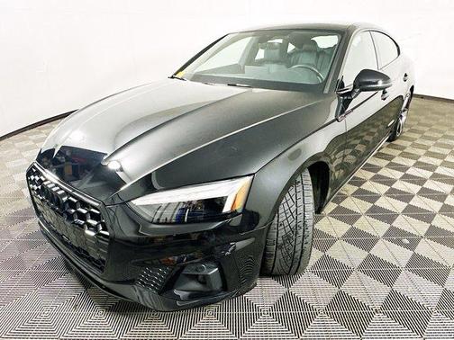 Mythos Black Metallic 2023 Audi A5 Sportback S line Premium Plus