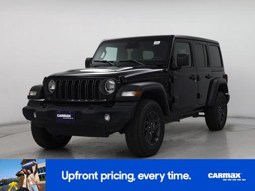 Black 2025 Jeep Wrangler Sport S