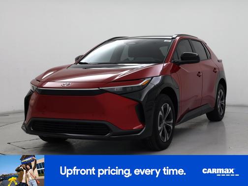 Red 2025 Toyota bZ4X XLE