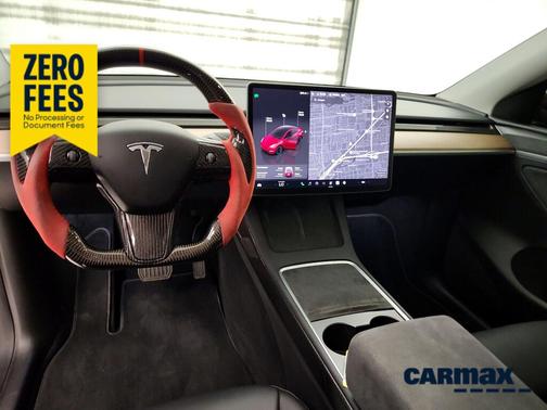 Red 2024 Tesla Model Y Long Range
