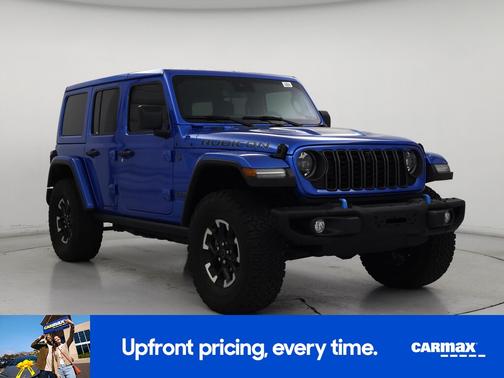 Blue 2024 Jeep Wrangler 4xe Rubicon X