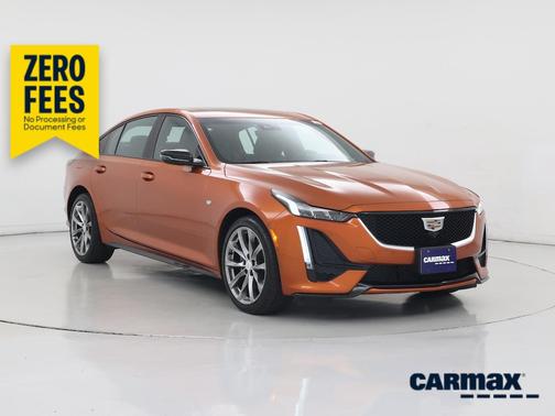 Orange 2023 Cadillac CT5 Sport
