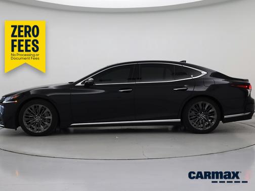 Black 2019 Lexus LS 500