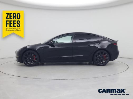 Black 2020 Tesla Model 3 Performance