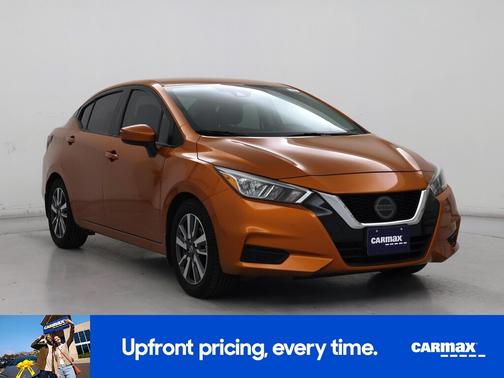 Orange 2020 Nissan Versa SV