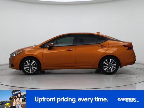 Orange 2020 Nissan Versa SV