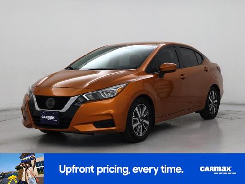 Orange 2020 Nissan Versa SV